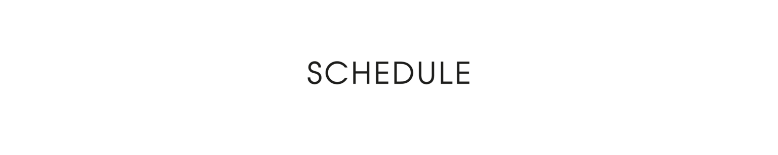 Schedule